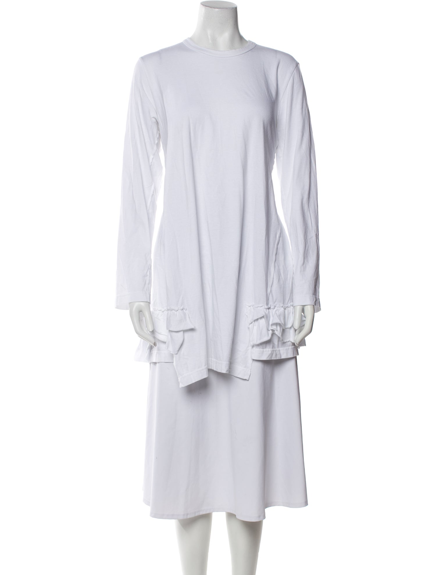 Comme des Garçons Bateau Neckline Long Sleeve Tunic