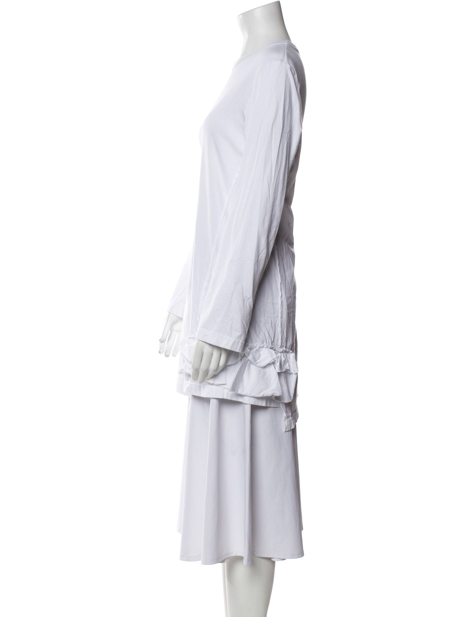 Comme des Garçons Bateau Neckline Long Sleeve Tunic