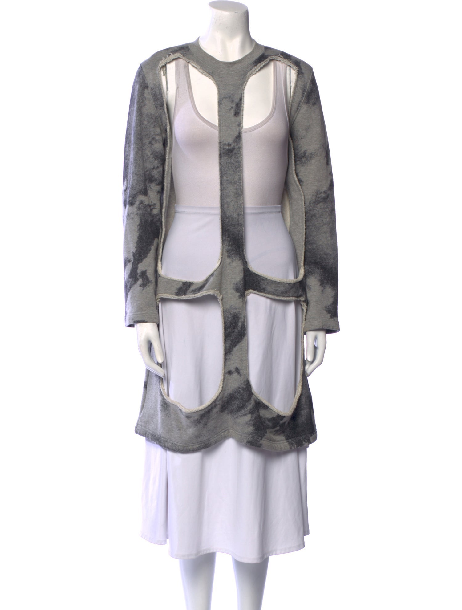 Comme des Garçons Plaid Print Scoop Neck Sweater