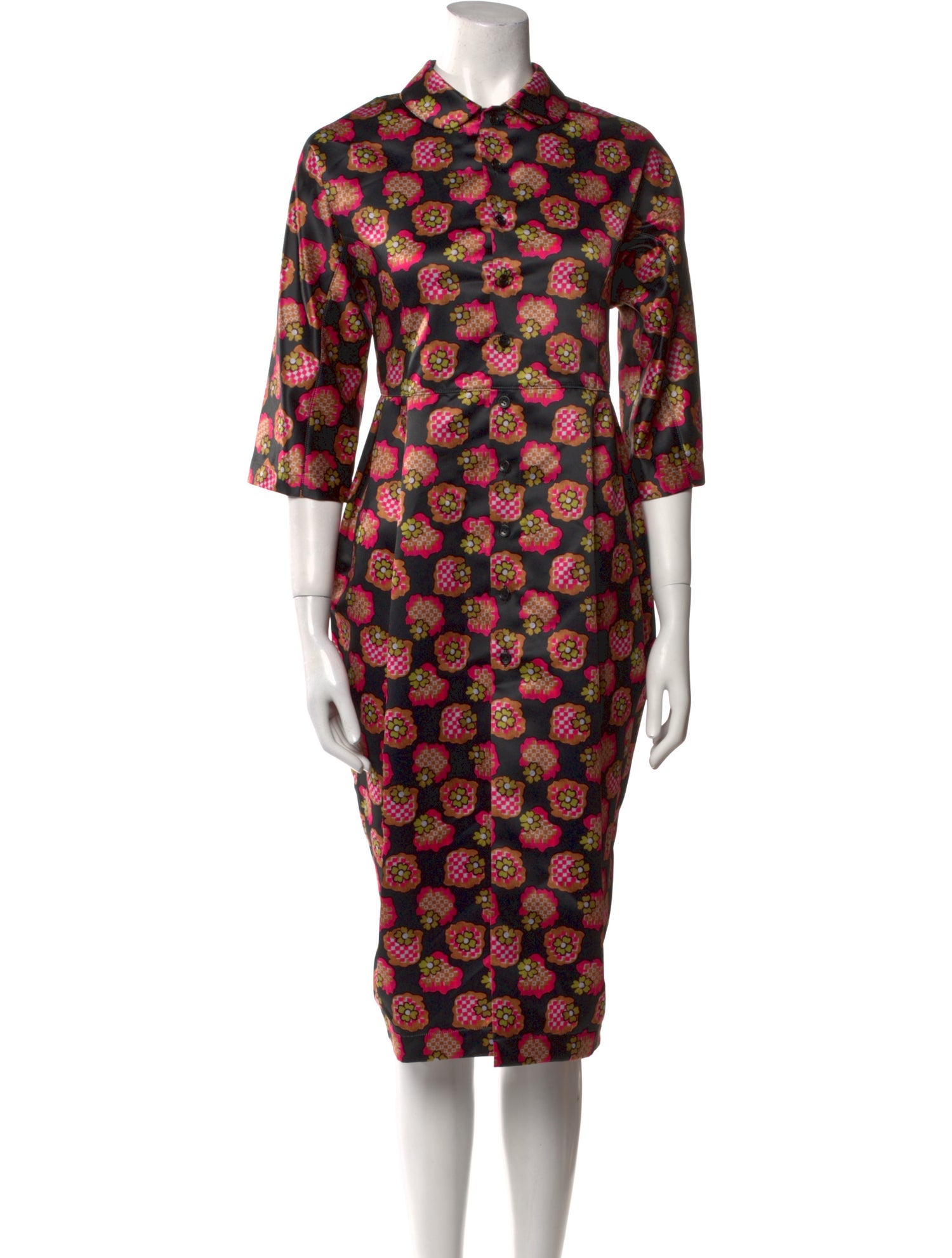 Comme des Garçons Printed Midi Length Dress