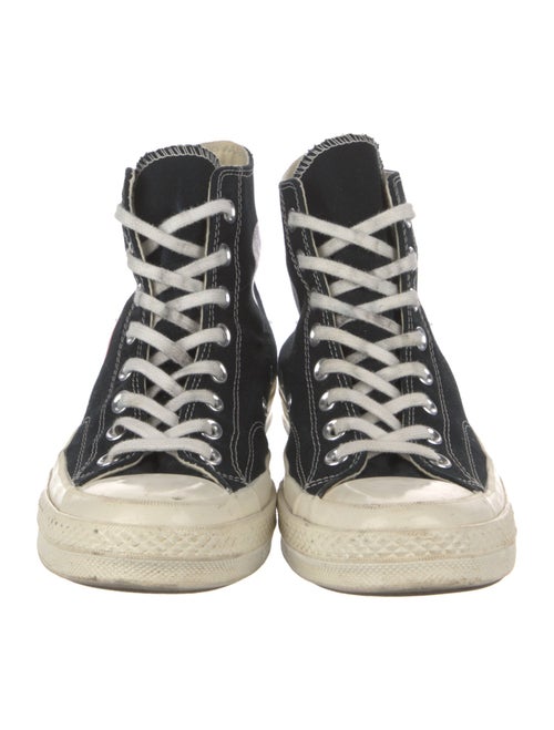 Comme des Garçons Play x Converse Canvas Printed Sneakers