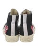 Comme des Garçons Play x Converse Canvas Printed Sneakers