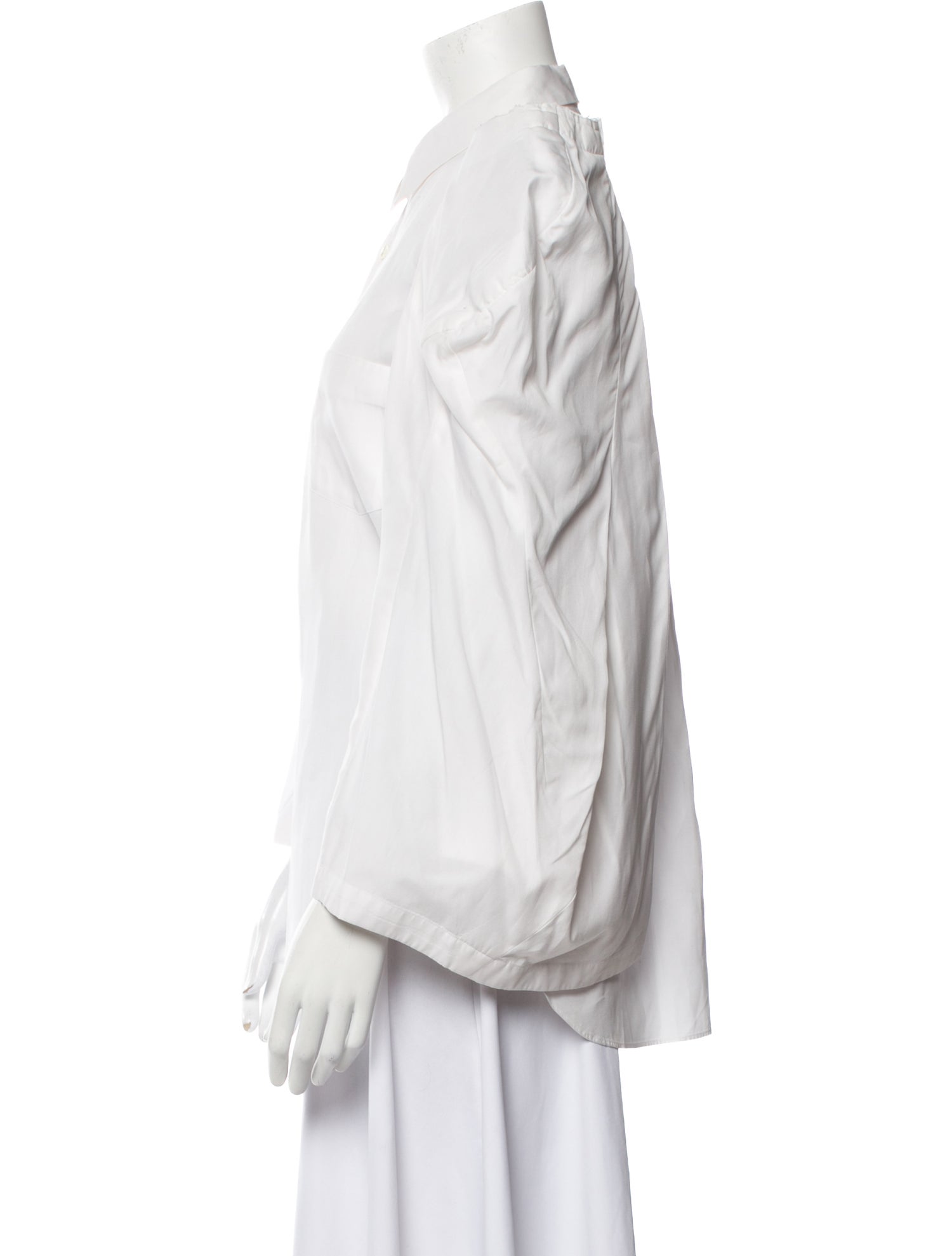 Comme des Garçons Long Sleeve Button-Up Top