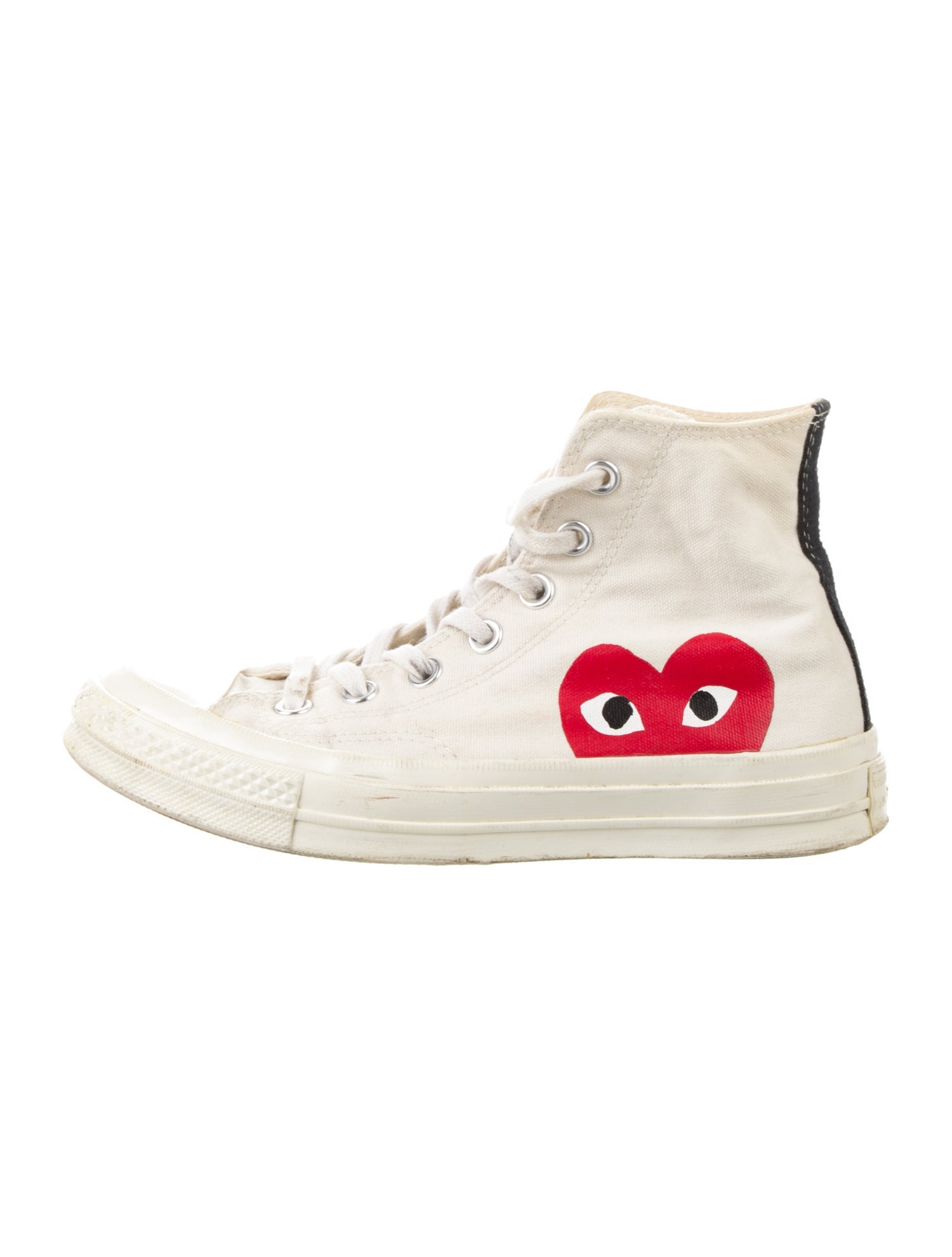 Comme des Garçons Play x Converse Canvas Printed Sneakers