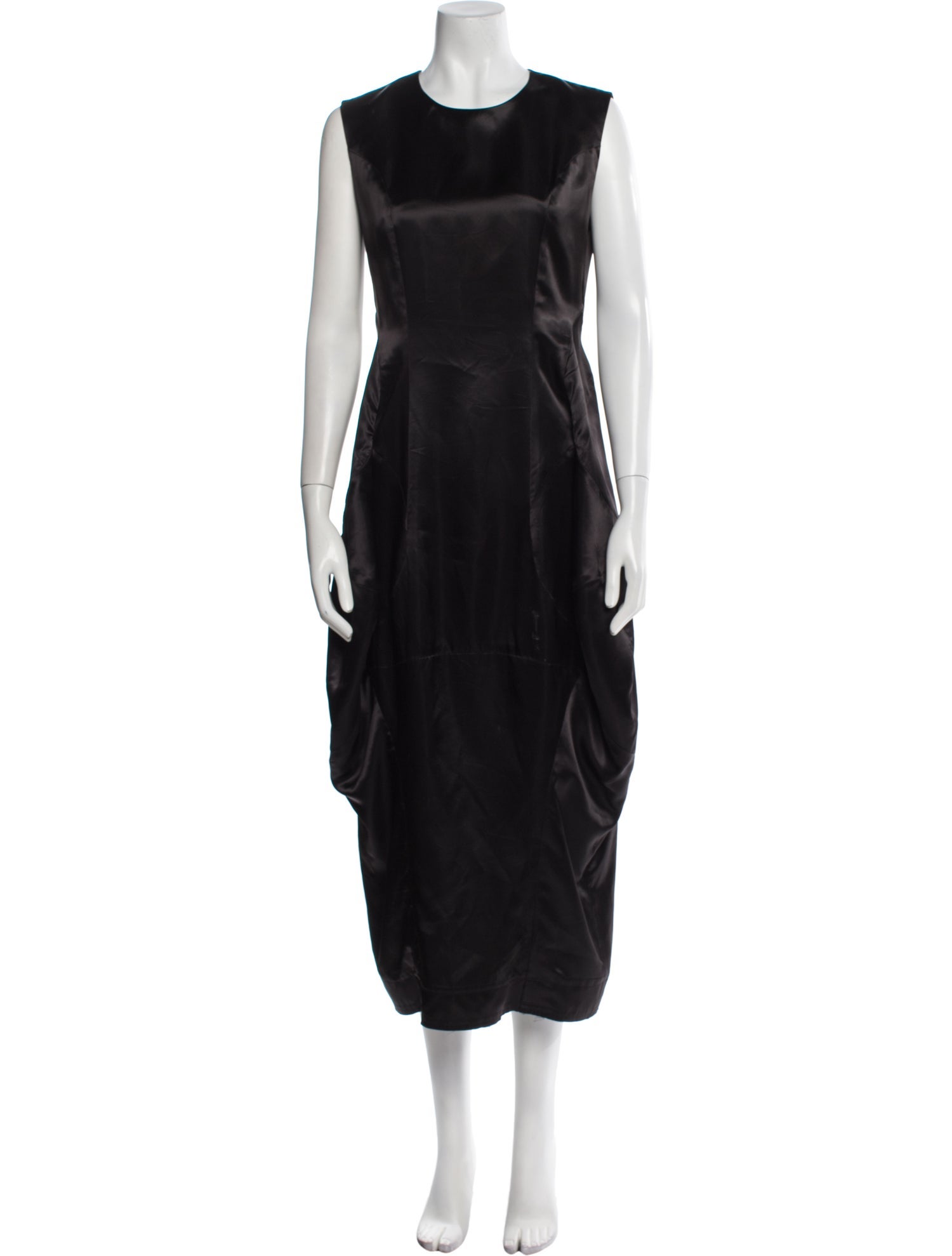 Comme des Garçons Crew Neck Long Dress