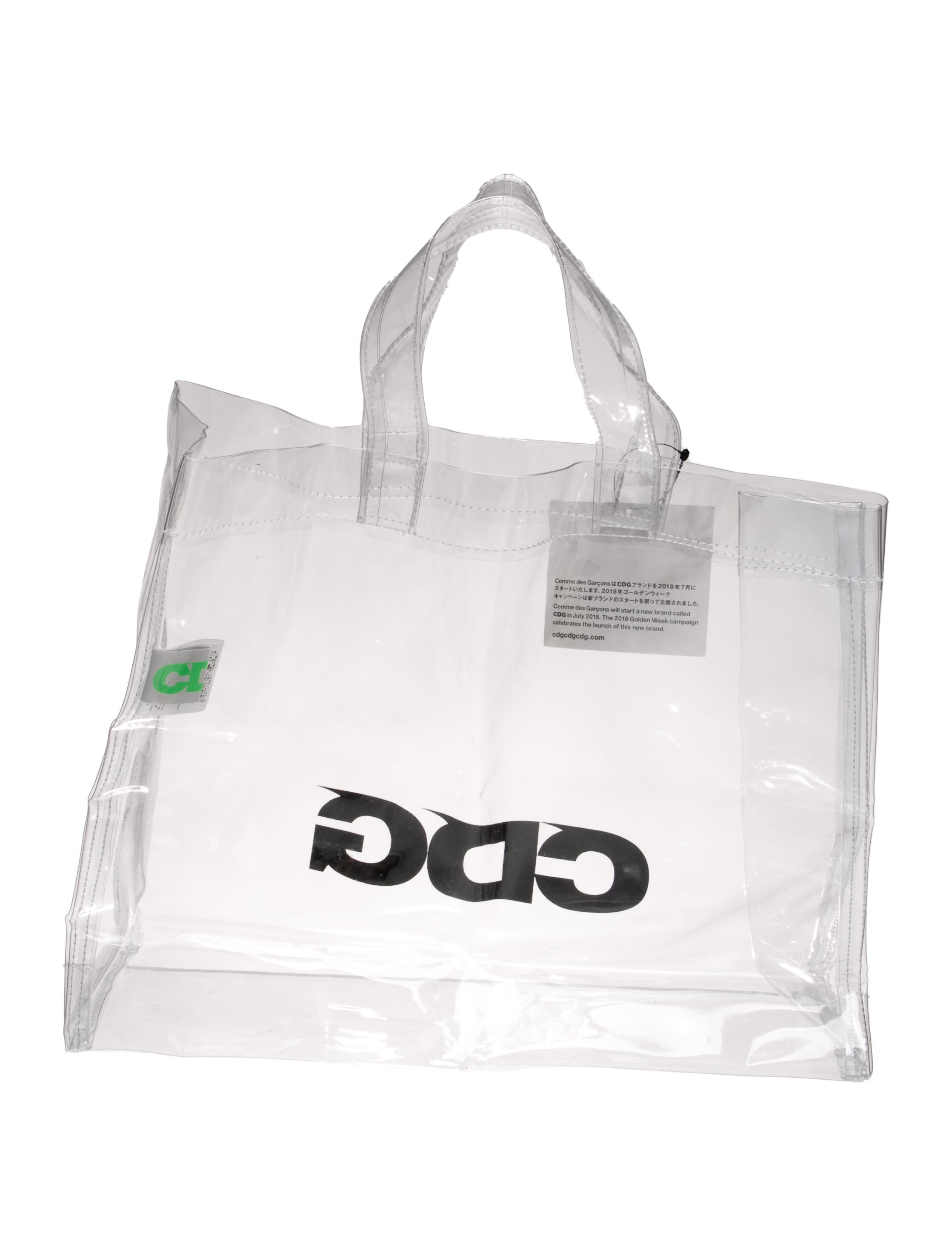 Comme des Garçons PVC Tote