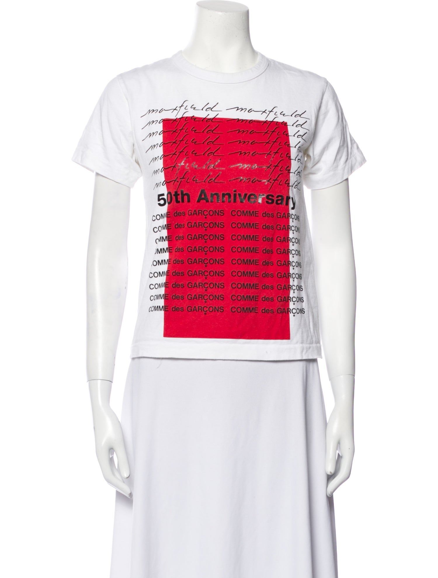Comme des Garçons Graphic Print Crew Neck T-Shirt