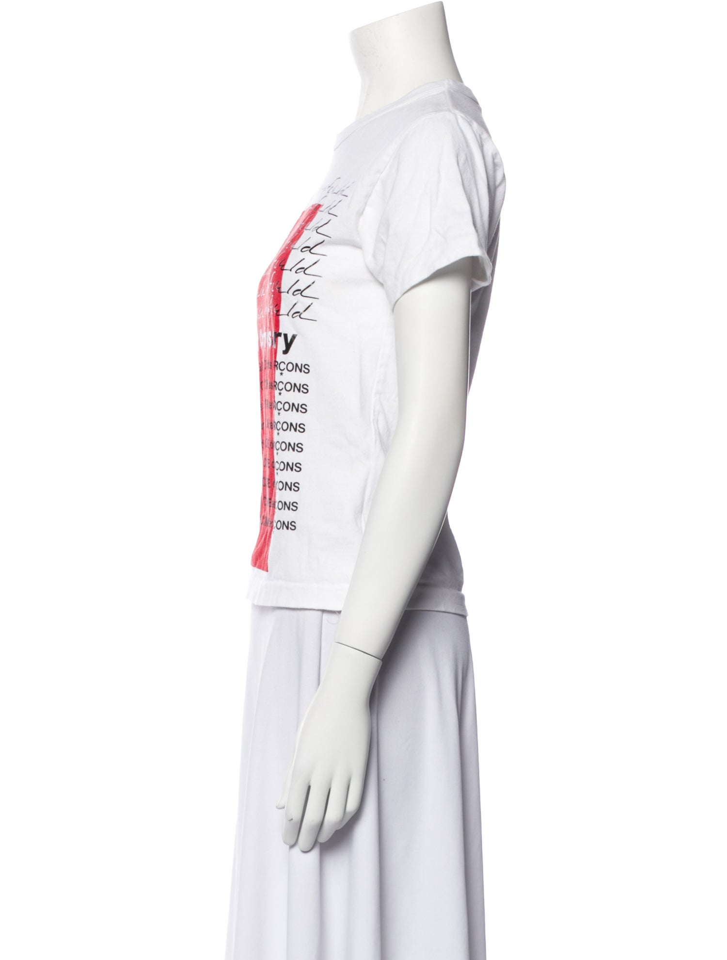 Comme des Garçons Graphic Print Crew Neck T-Shirt