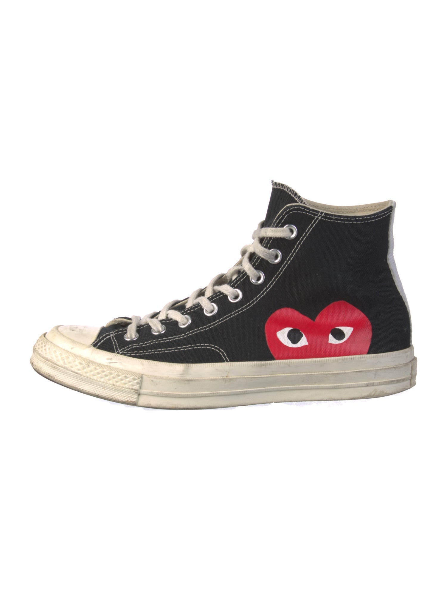 Comme des Garçons Play x Converse Canvas Printed Sneakers