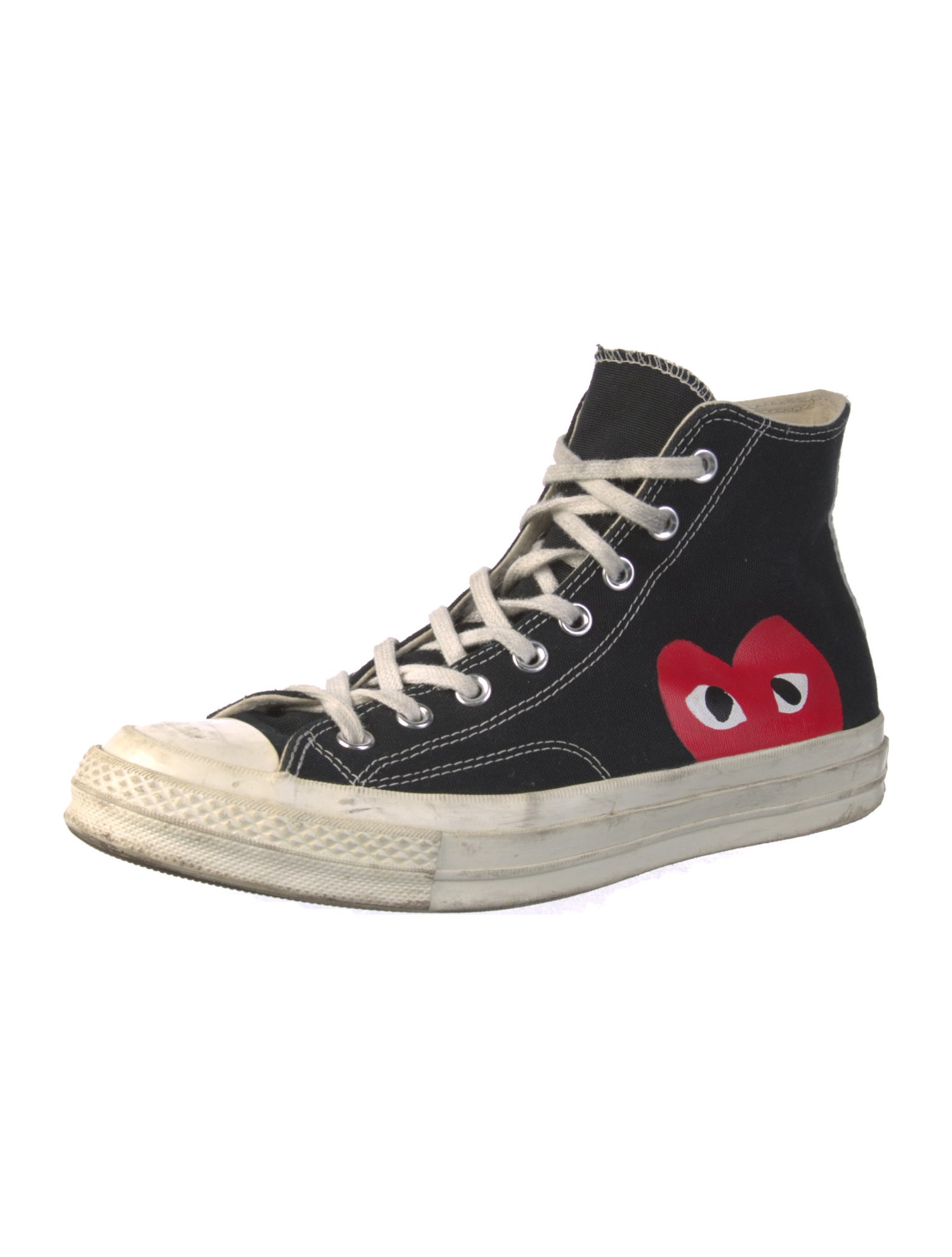 Comme des Garçons Play x Converse Canvas Printed Sneakers