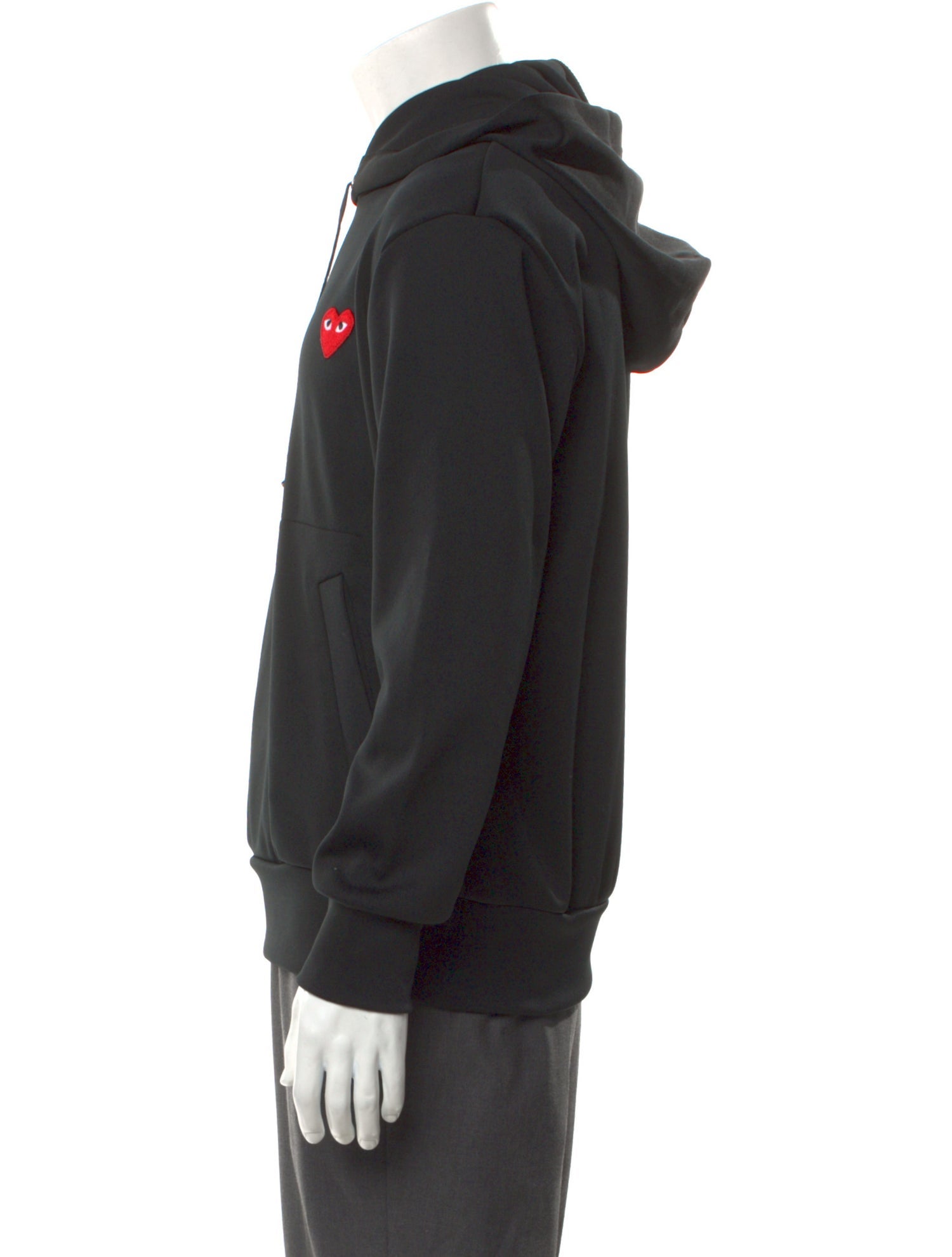 Comme des Garçons Play Crew Neck Long Sleeve Hoodie
