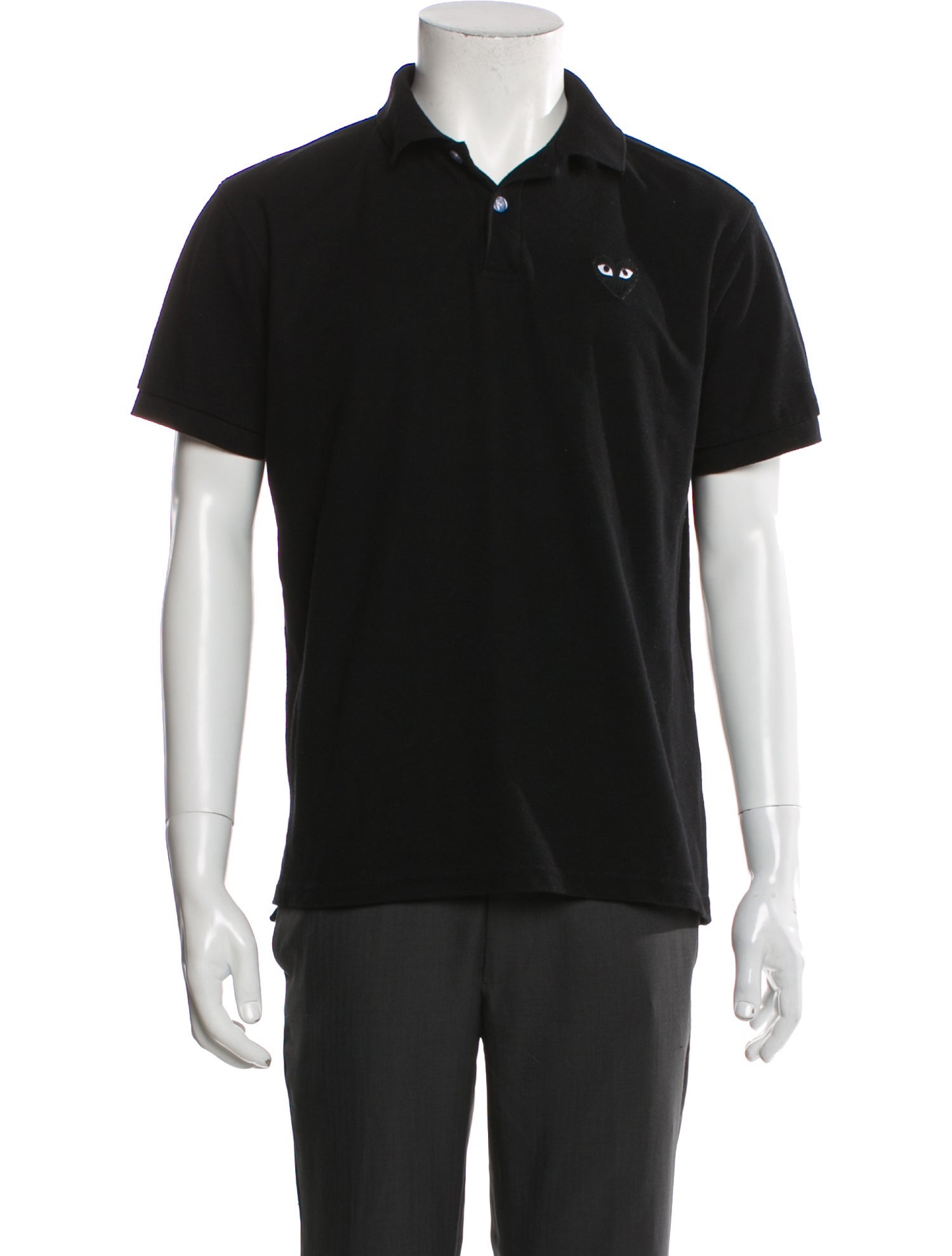 Comme des Garçons Collar Short Sleeve Polo Shirt