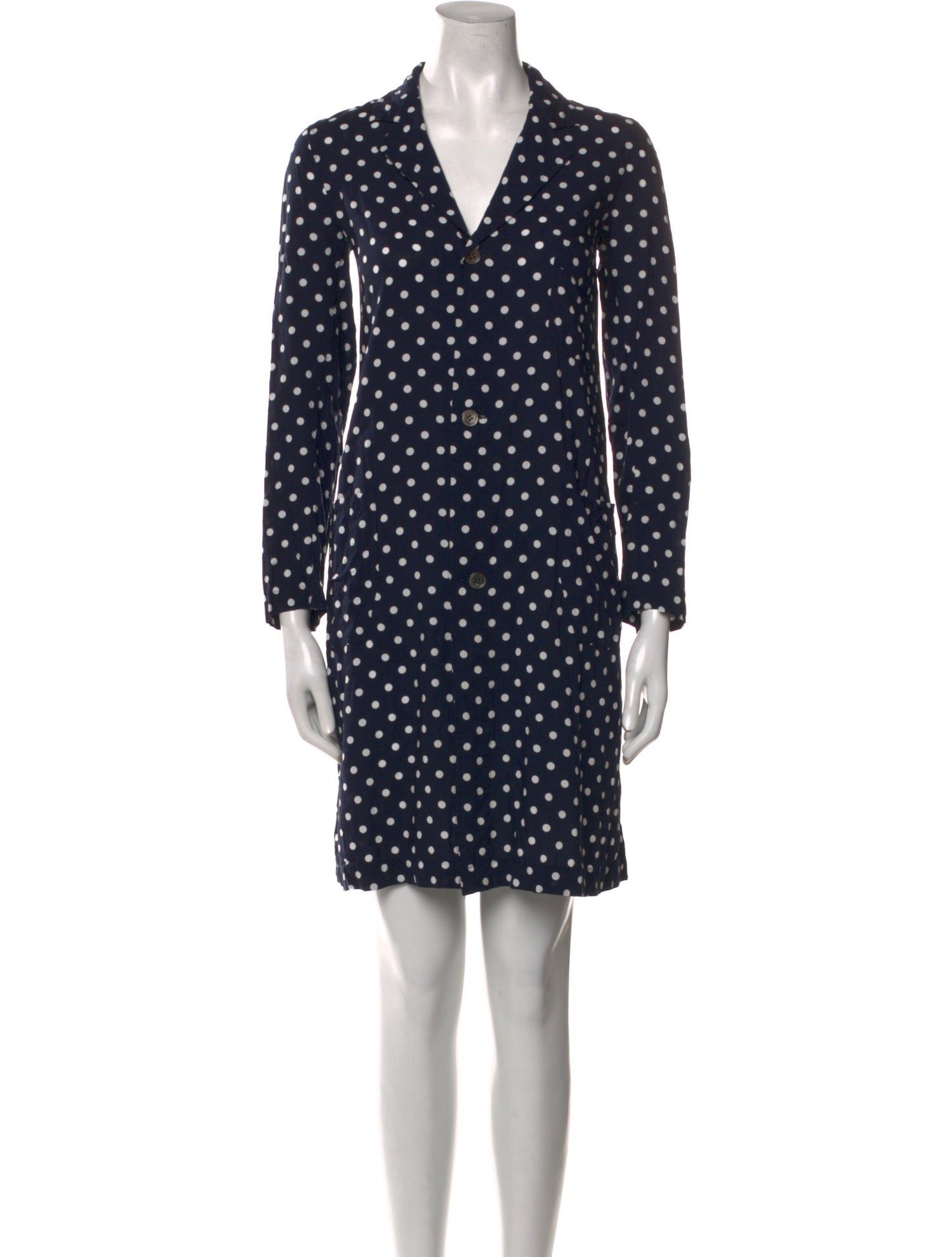 Comme des Garçons Polka Dot Print Mini Dress