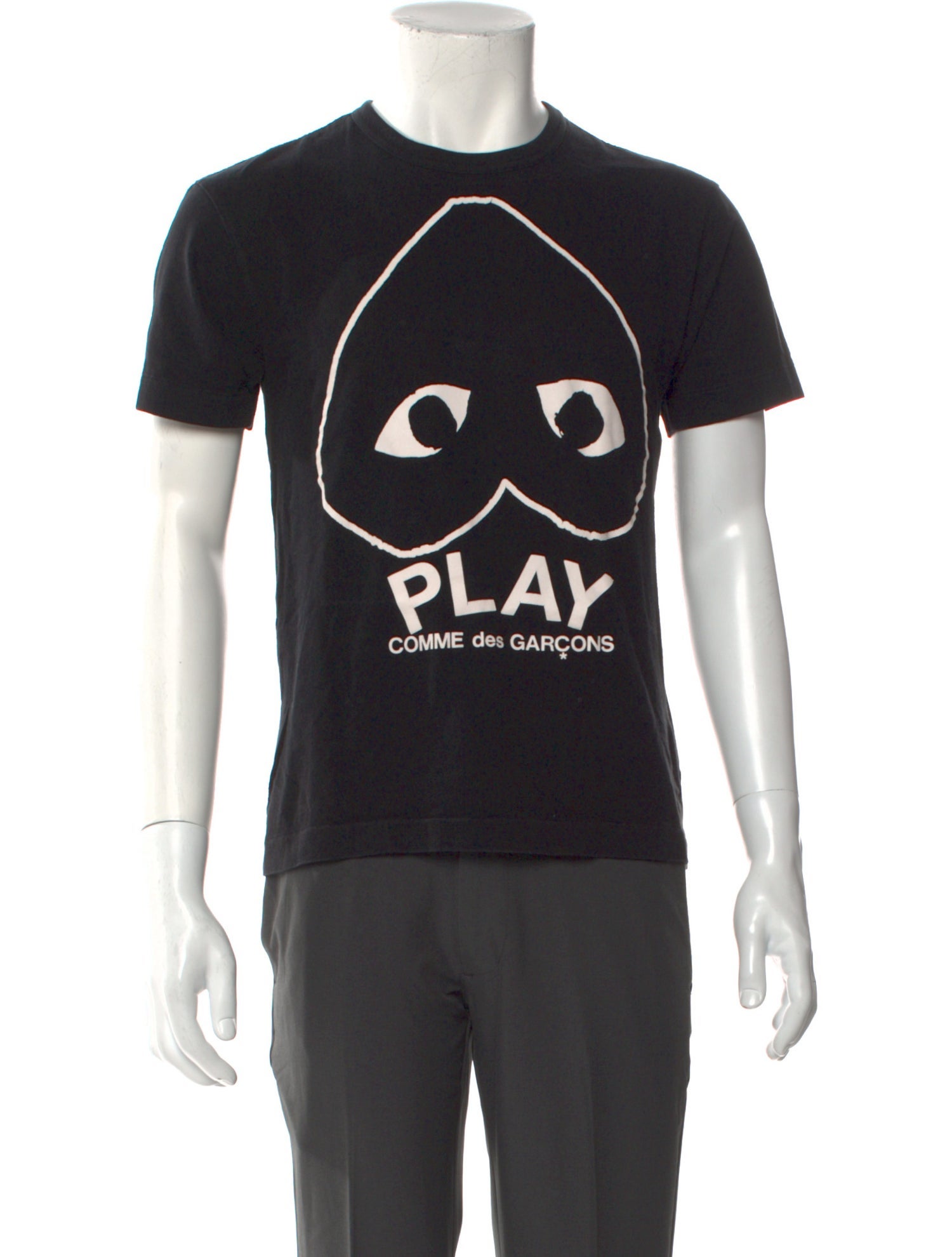 Comme Des Garçons Play X K-Way Graphic Print Crew Neck T-Shirt