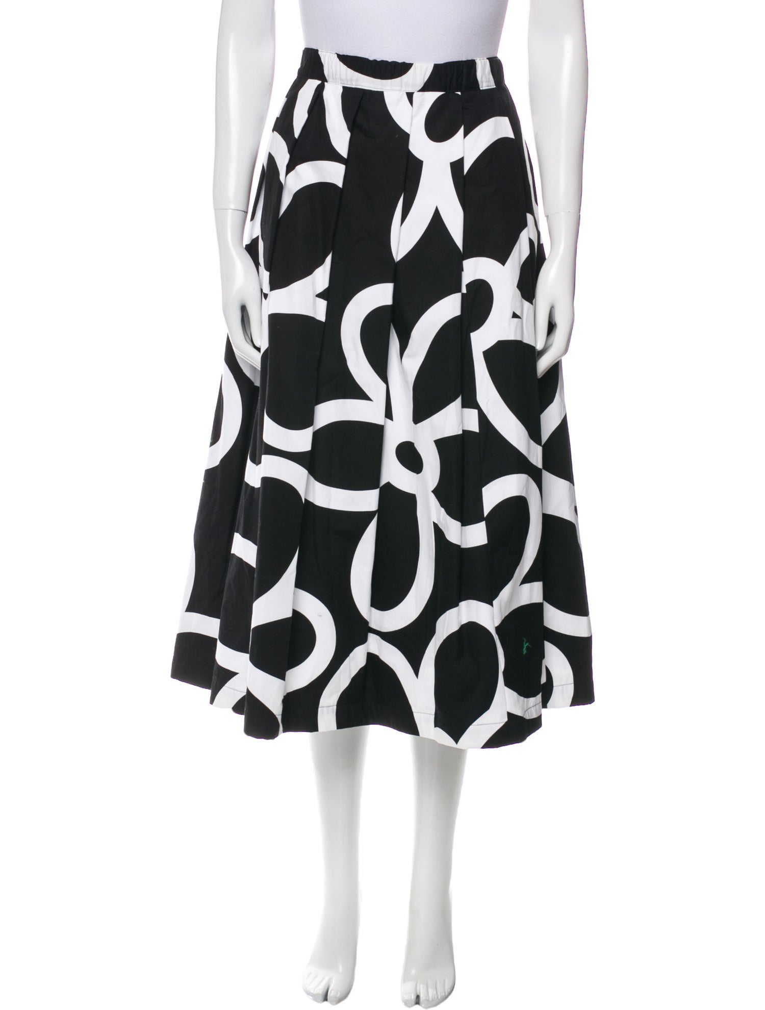 Comme des Garçons Printed Midi Length Skirt w/ Tags