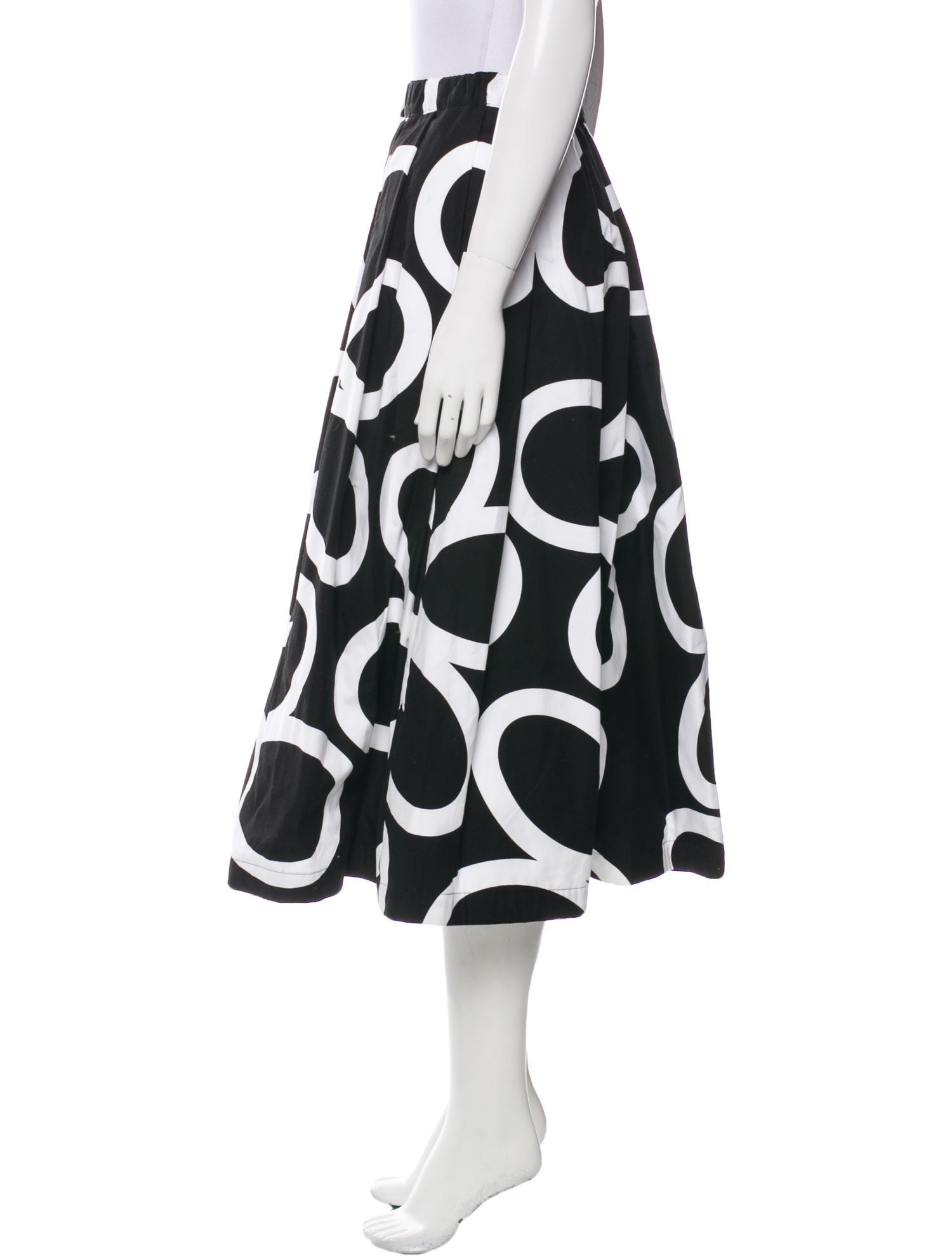 Comme des Garçons Printed Midi Length Skirt w/ Tags