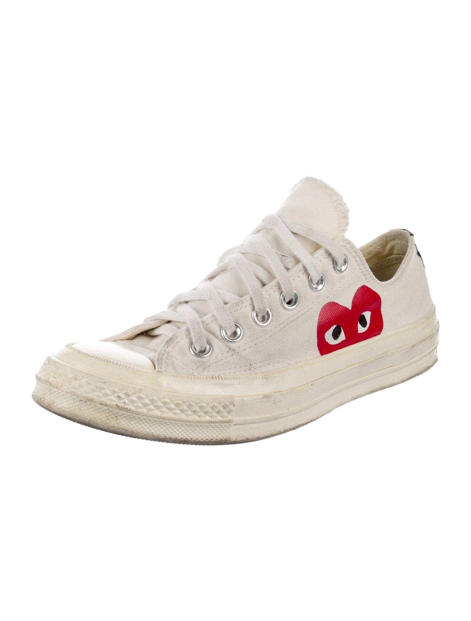 Comme des Garçons Play x Converse Canvas Printed Sneakers