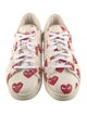 Comme des Garçons Canvas Printed Sneakers