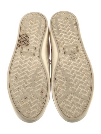 Comme des Garçons Canvas Printed Sneakers