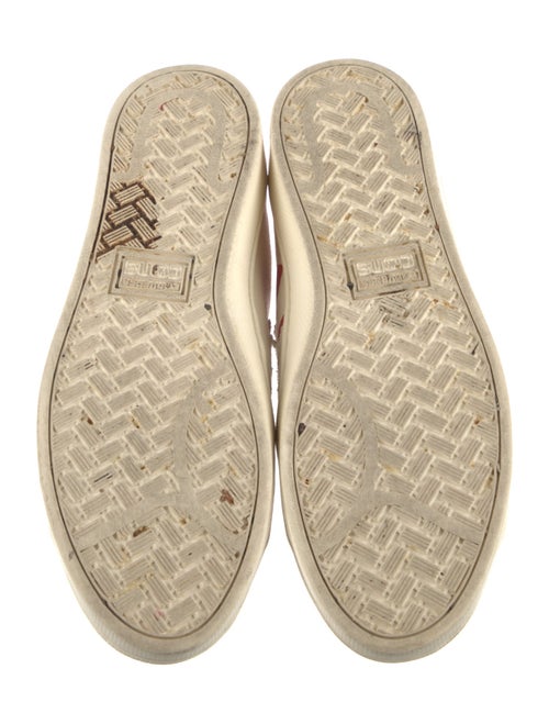 Comme des Garçons Canvas Printed Sneakers