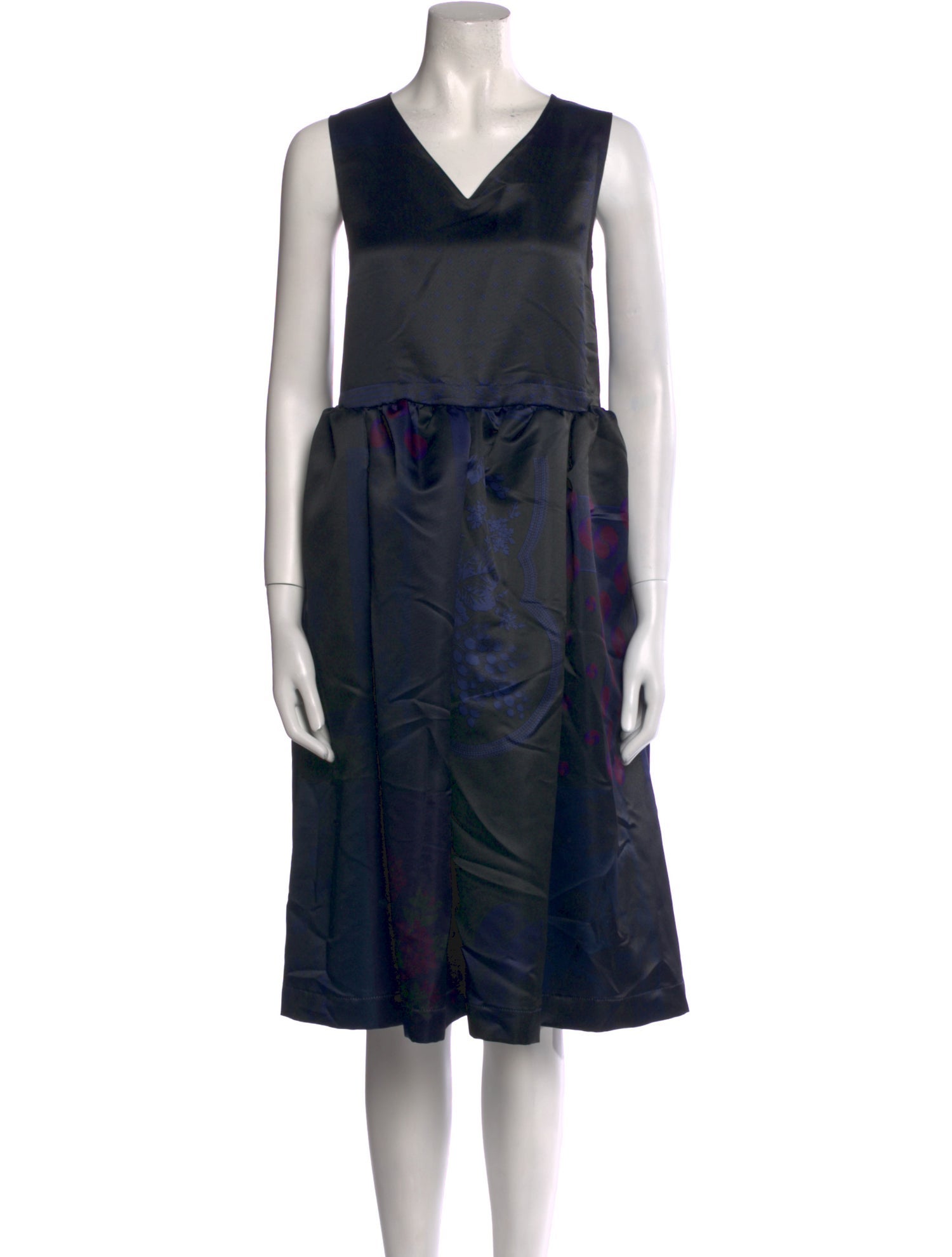 tricot COMME des GARÇONS Printed Midi Length Dress