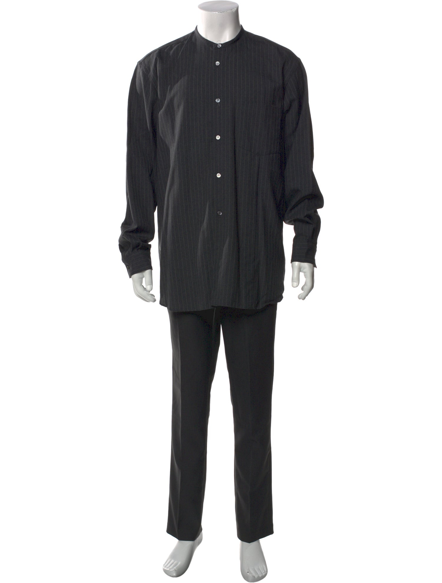 Comme des Garçons SHIRT Wool Long Sleeve Shirt