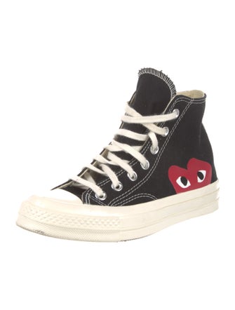 Comme des Garçons Play x Converse Canvas Graphic Print Sneakers