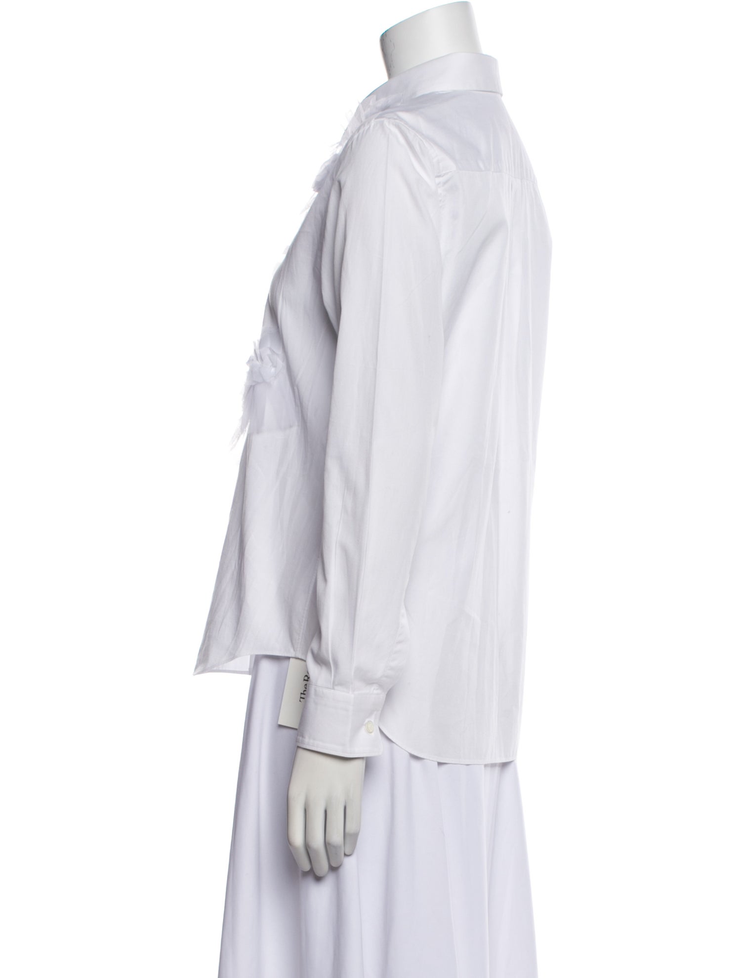 Comme des Garçons Long Sleeve Button-Up Top