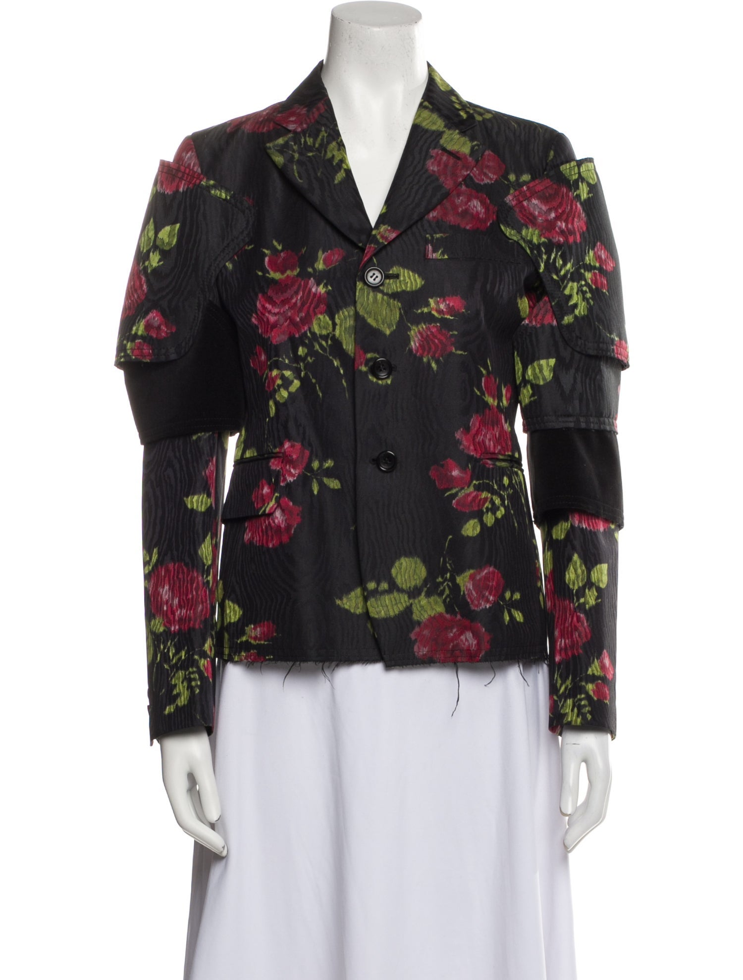 Comme des Garçons Floral Print Blazer