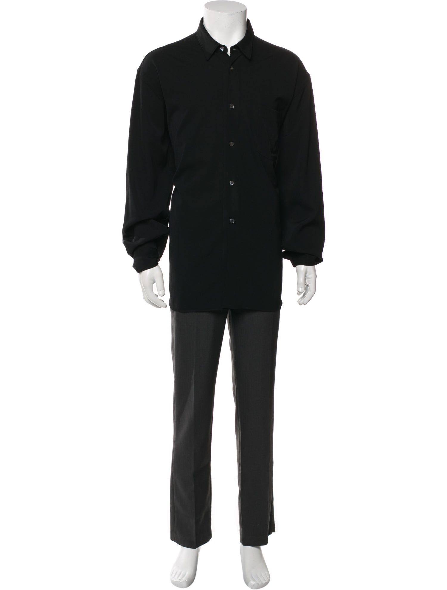 Comme des Garçons SHIRT Wool Long Sleeve Shirt