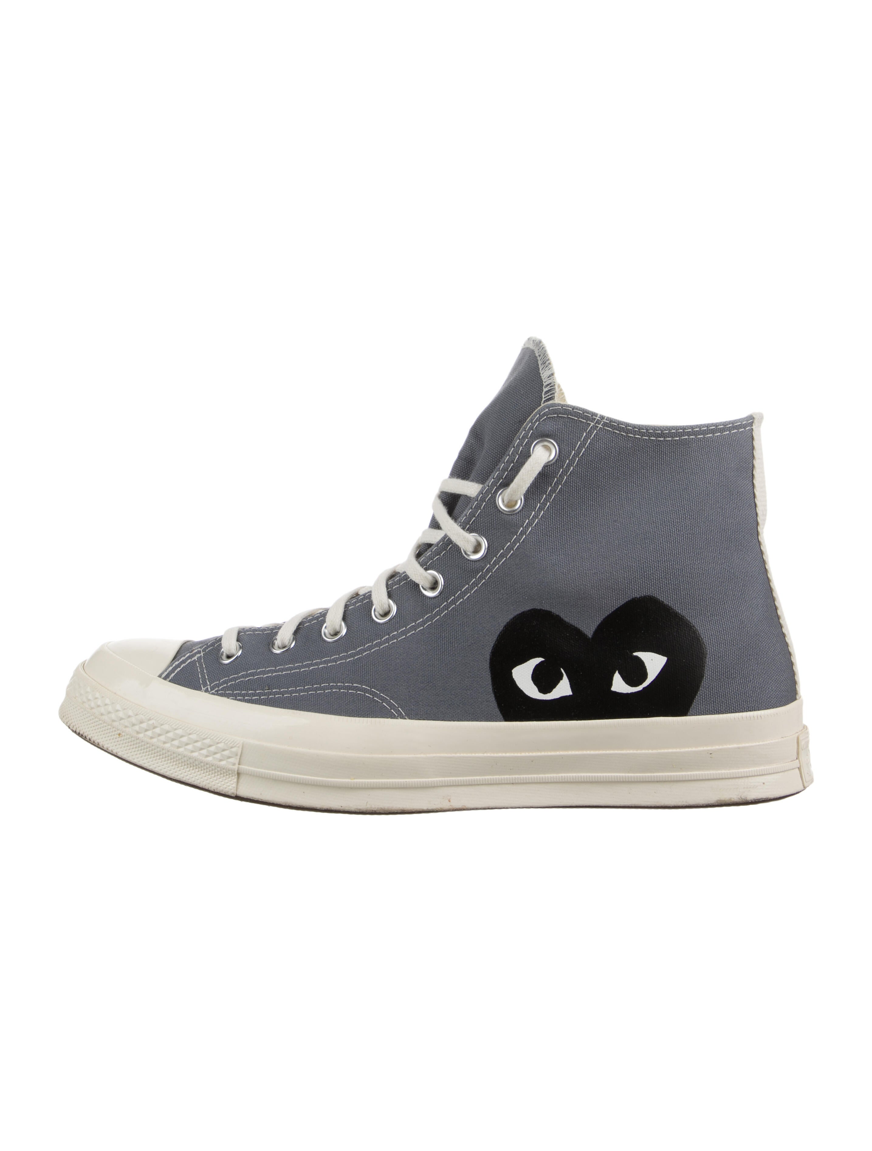 Comme des Garçons Play x Converse Canvas Graphic Print Sneakers