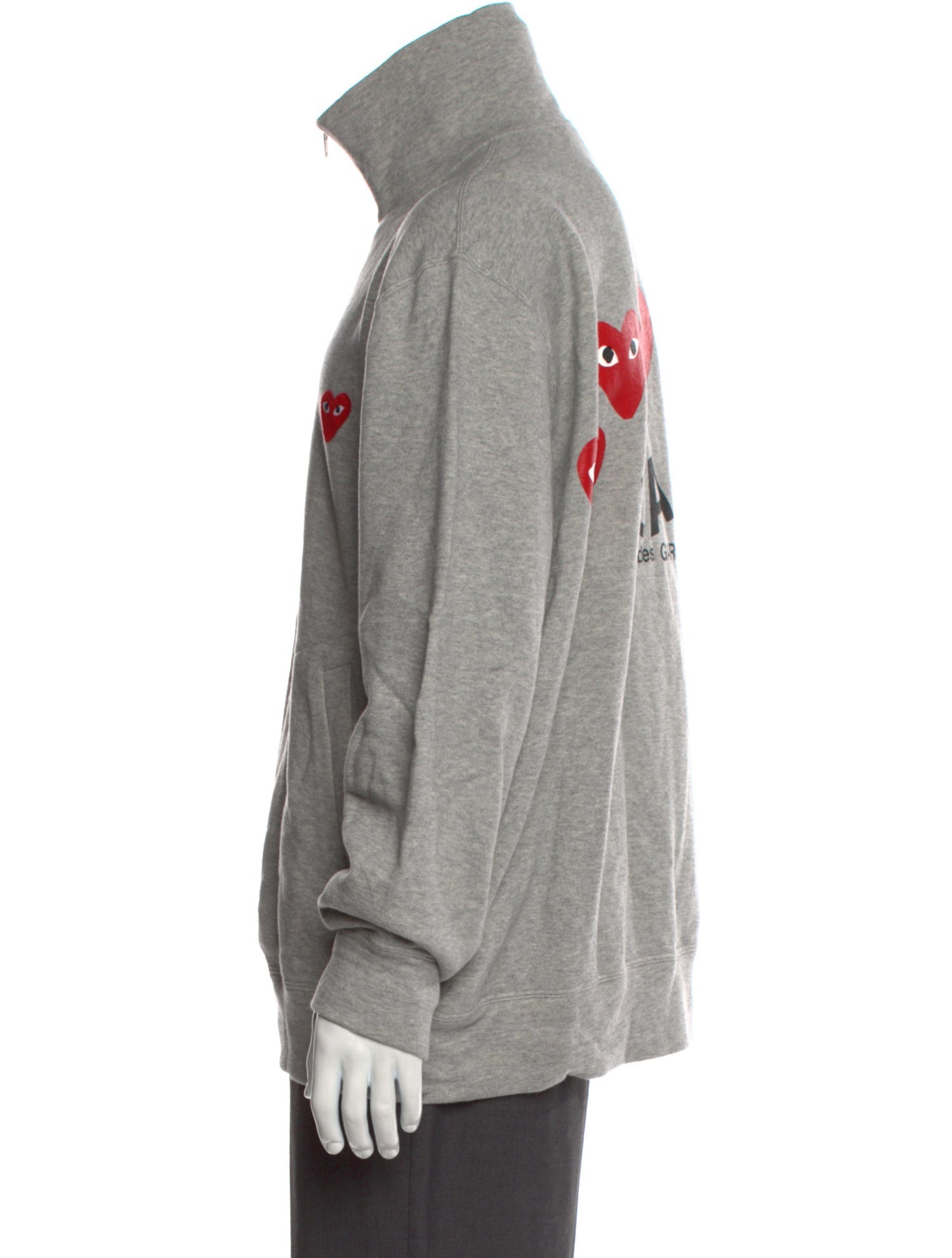 Comme des Garçons Play Turtleneck Long Sleeve Sweatshirt