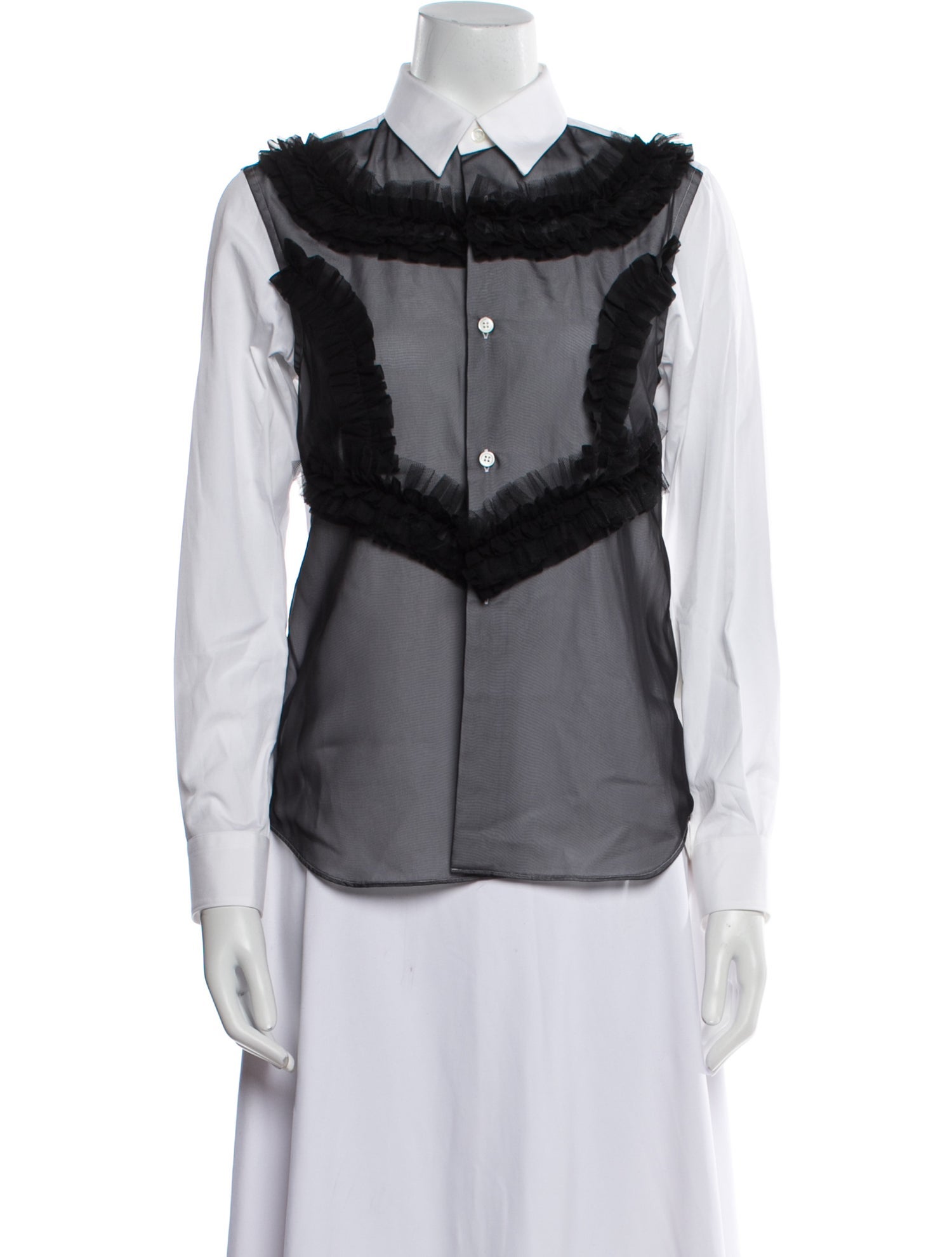 Comme des Garçons 2019 'A Gathering of Shadows' Button-Up Top