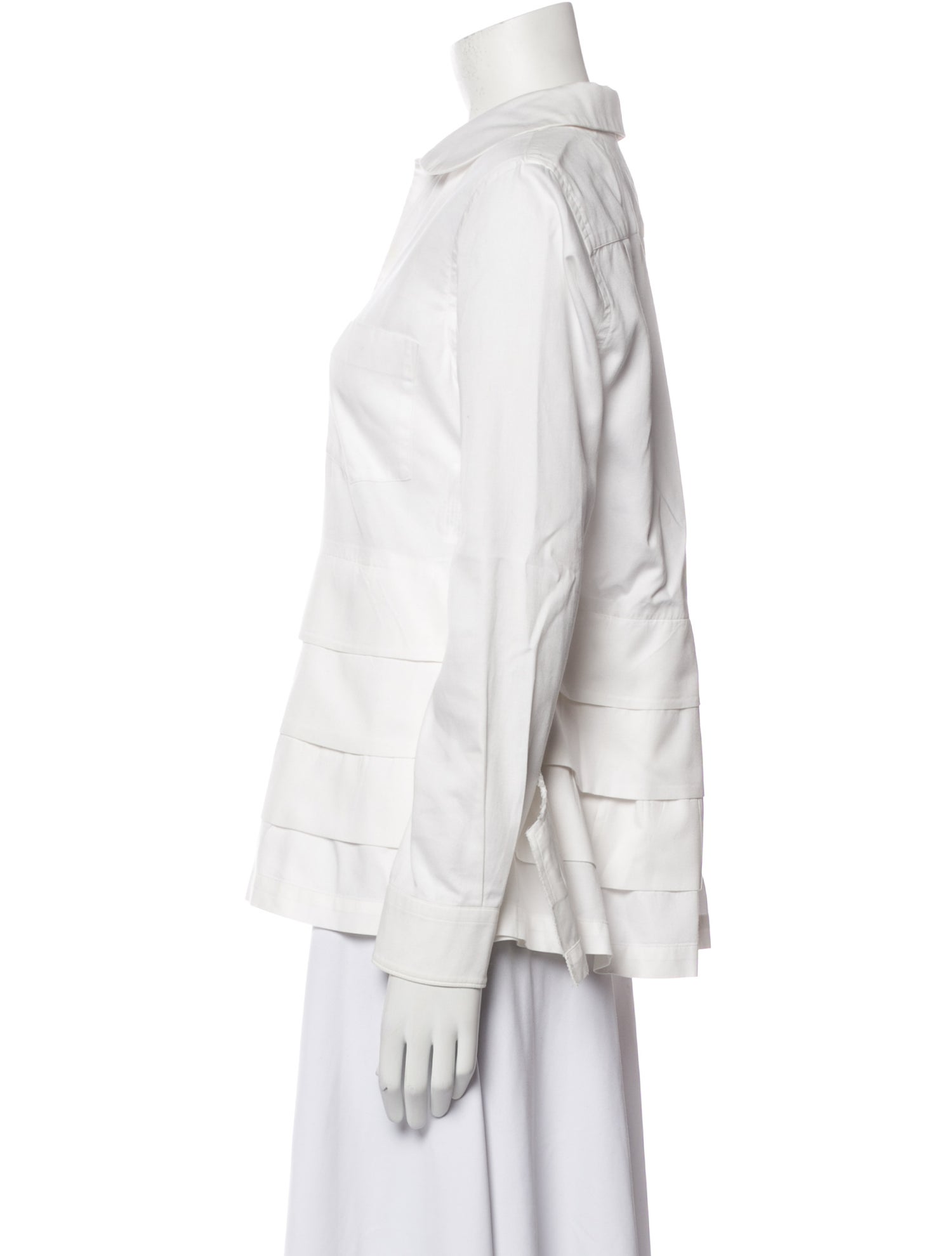 Comme des Garçons Long Sleeve Button-Up Top