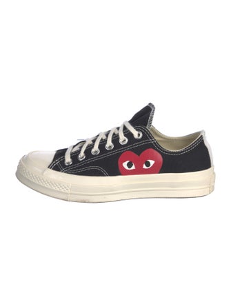 Comme des Garçons Play x Converse Canvas Printed Sneakers