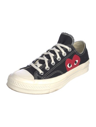 Comme des Garçons Play x Converse Canvas Printed Sneakers