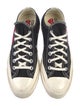 Comme des Garçons Play x Converse Canvas Printed Sneakers
