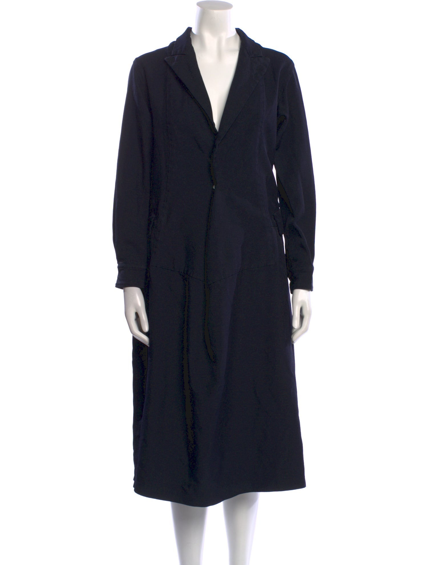 Comme des Garçons V-Neck Midi Length Dress