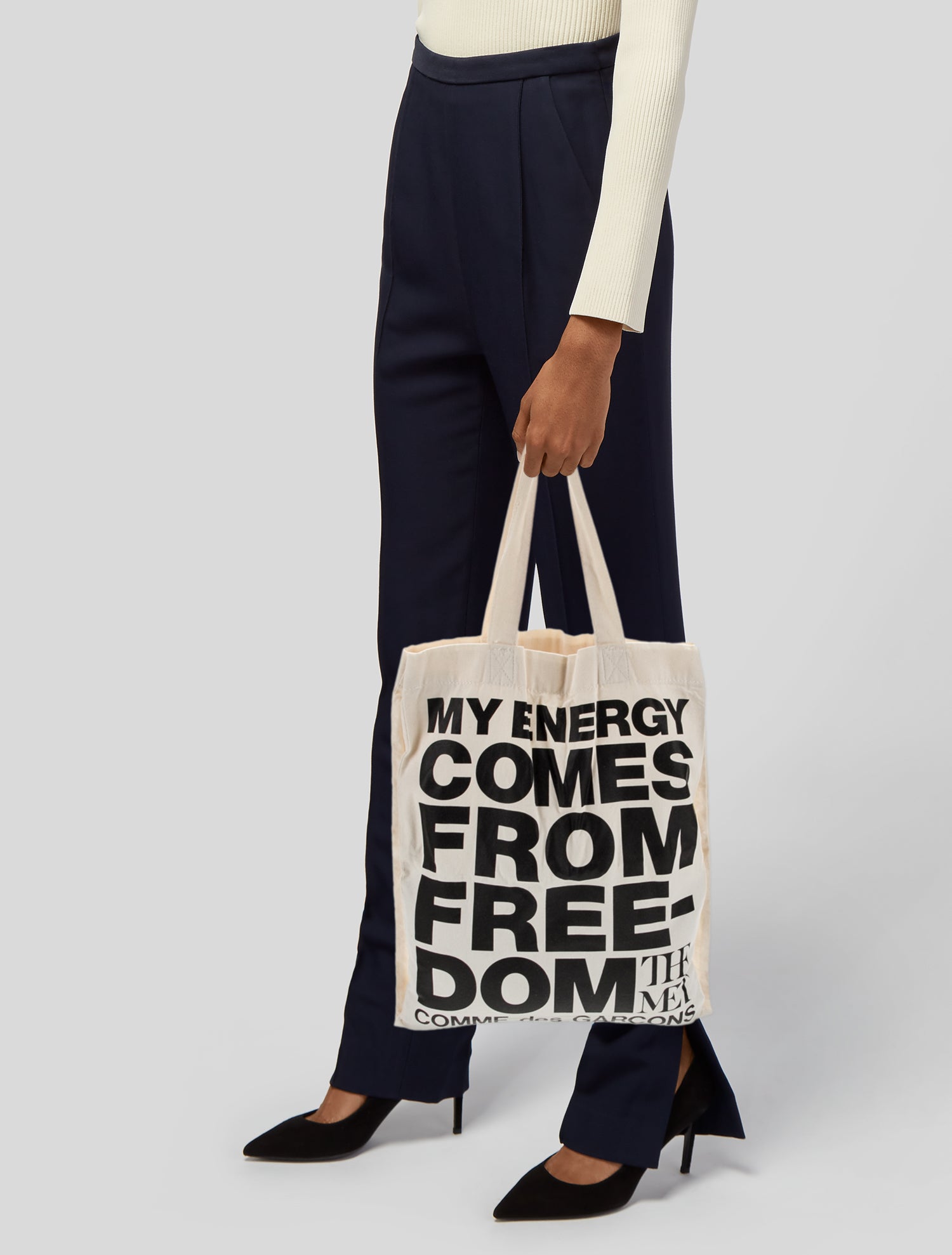 Comme des Garçons Canvas Tote