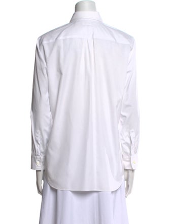 Comme des Garçons Long Sleeve Button-Up Top