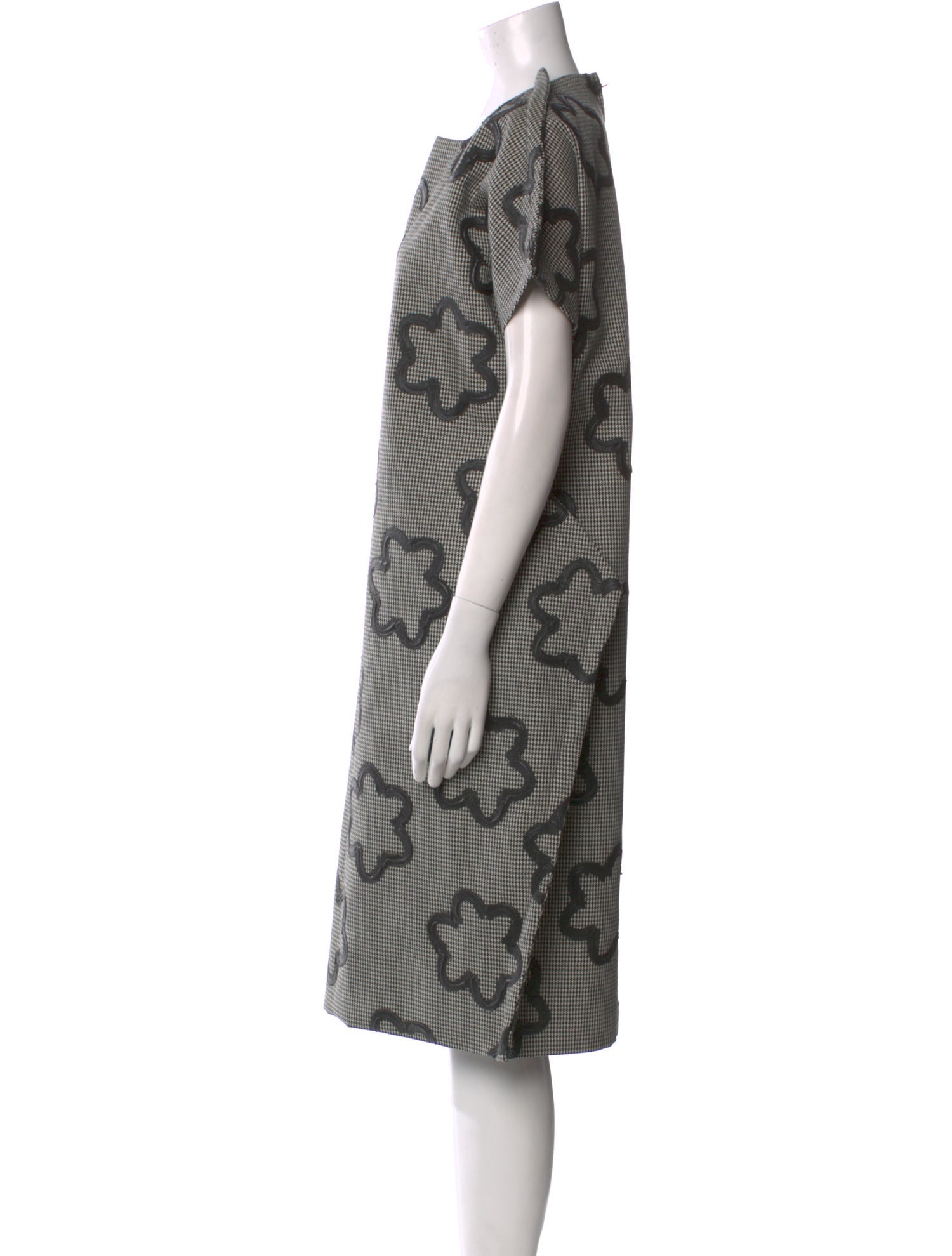 Comme des Garçons Comme des Garçons Wool Midi Length Dress