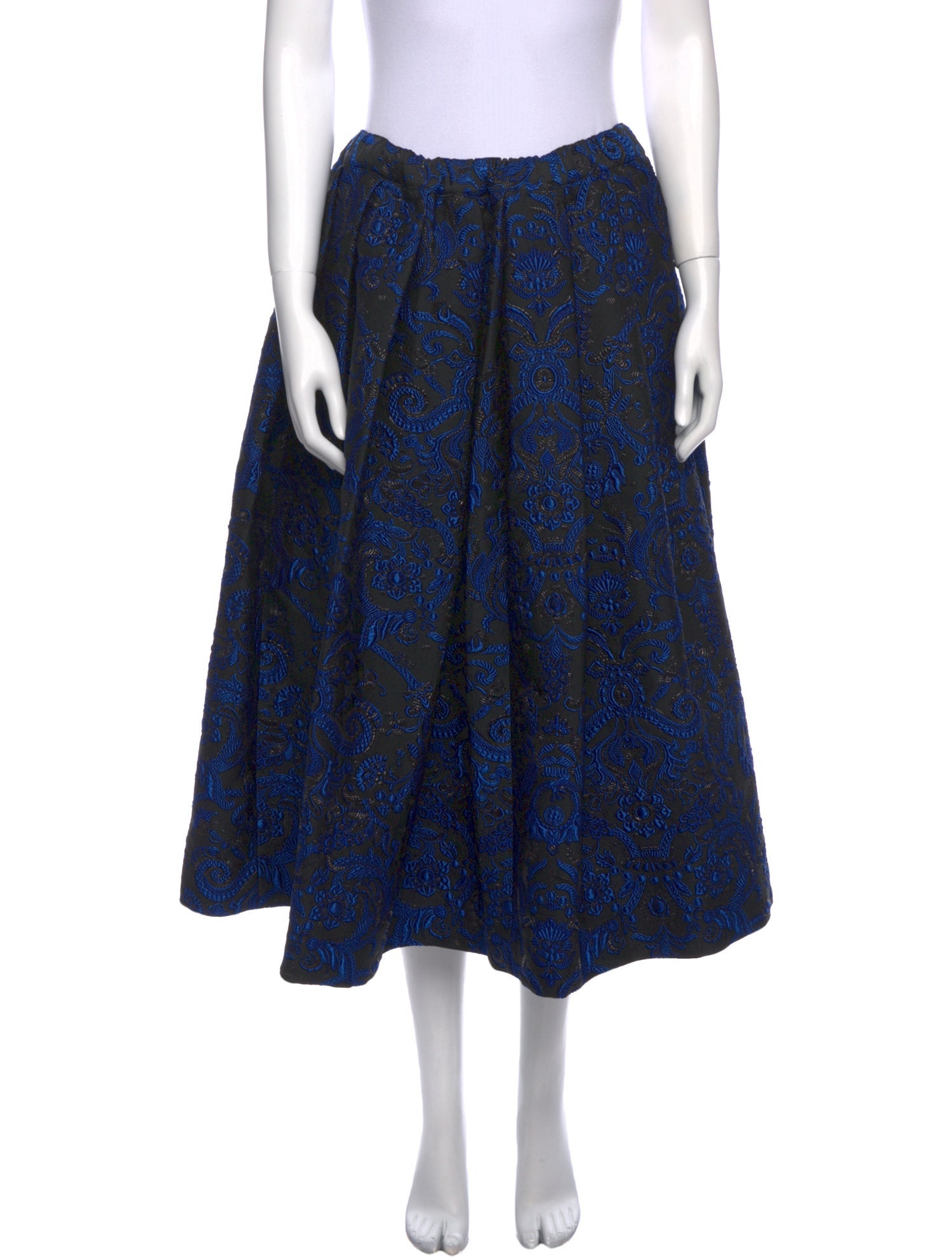 Comme des Garçons Printed Midi Length Skirt
