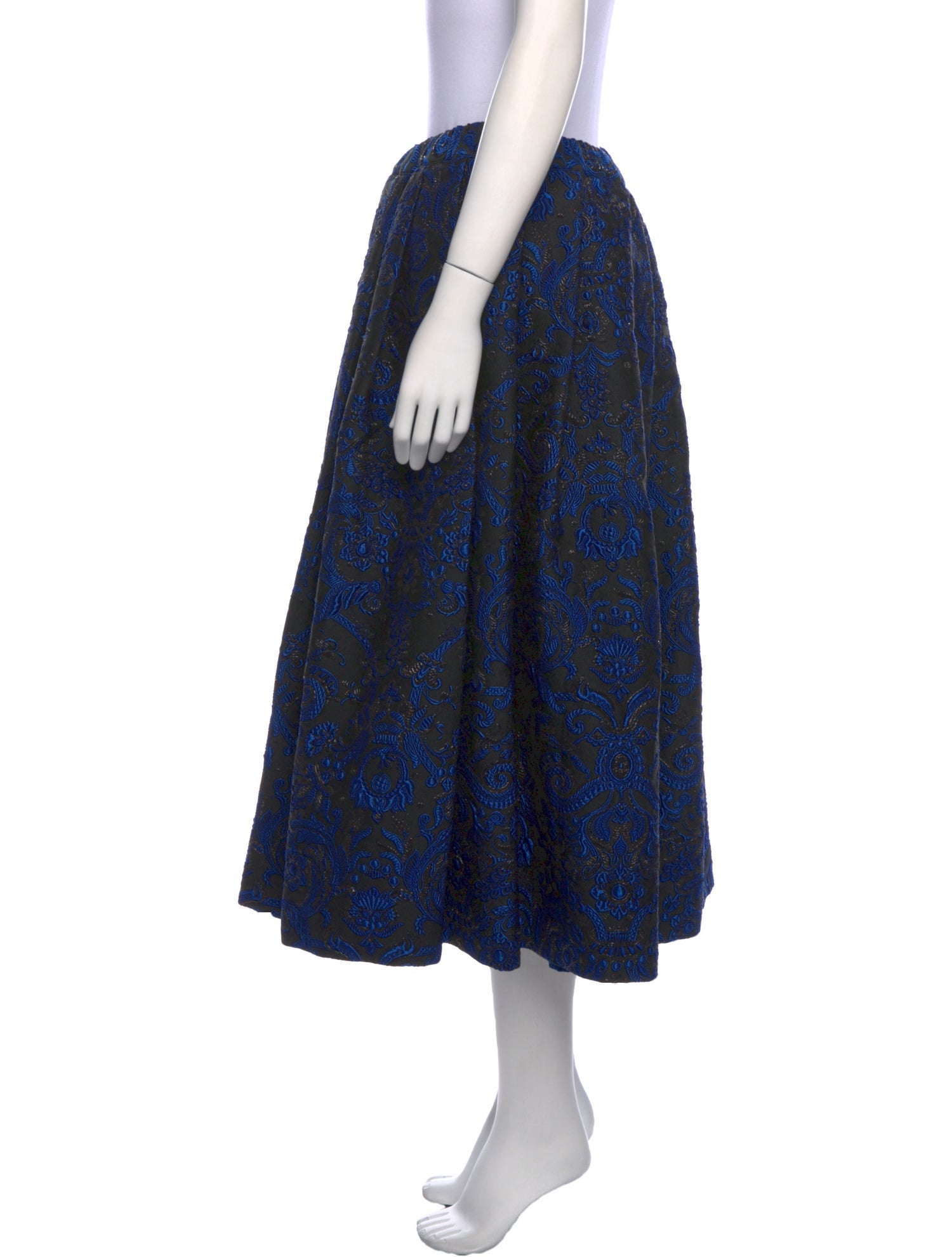 Comme des Garçons Printed Midi Length Skirt