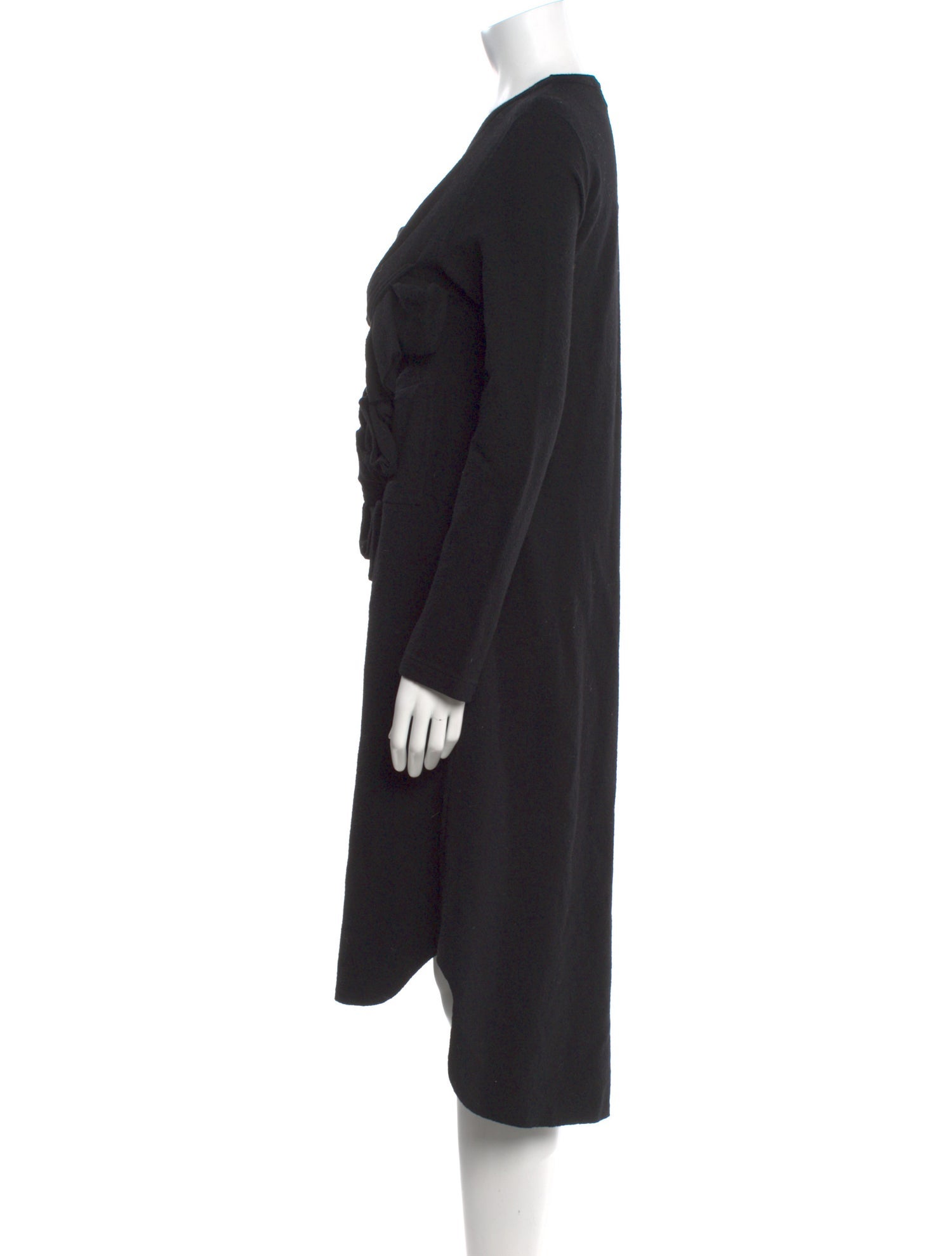 Comme des Garçons Crew Neck Midi Length Dress