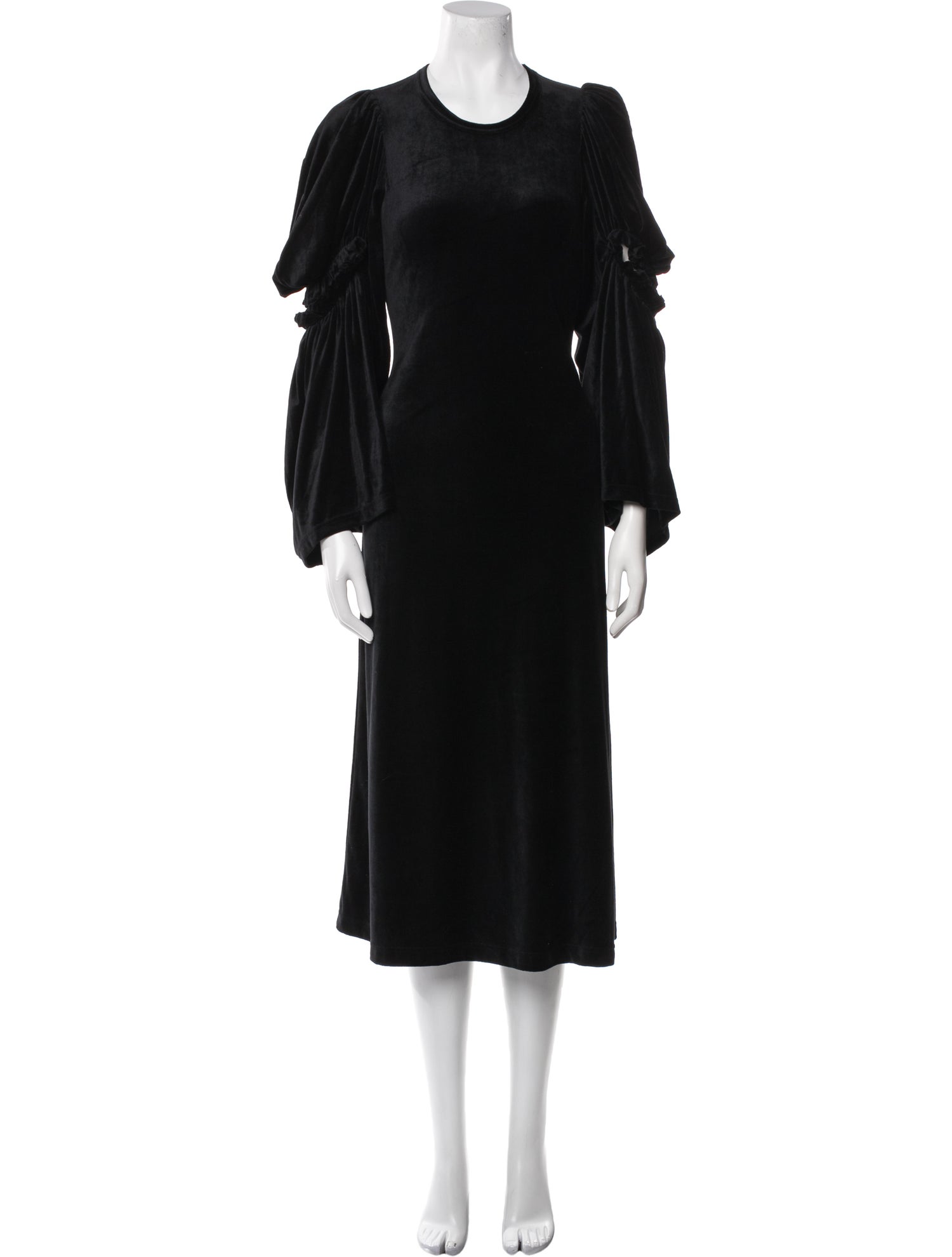 Comme des Garçons Crew Neck Long Dress