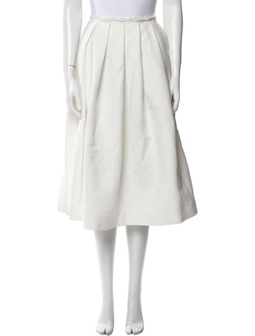 Comme des Garçons Raw-Edge Trim Midi Length Skirt