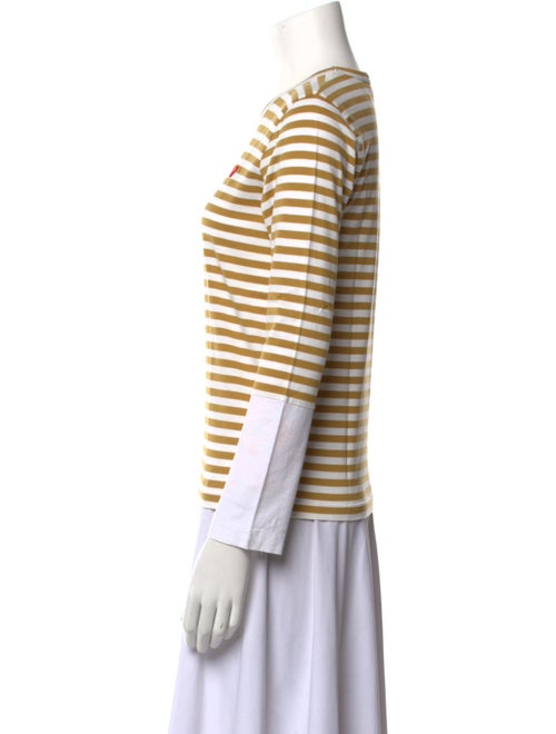 Comme des Garçons Striped Crew Neck T-Shirt
