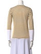 Comme des Garçons Striped Crew Neck T-Shirt