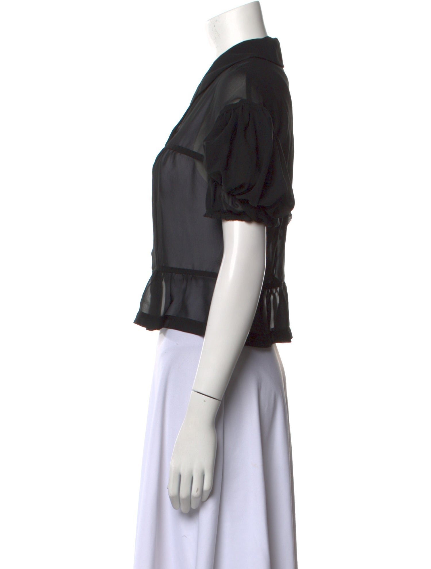 Comme des Garçons Short Sleeve Crop Top