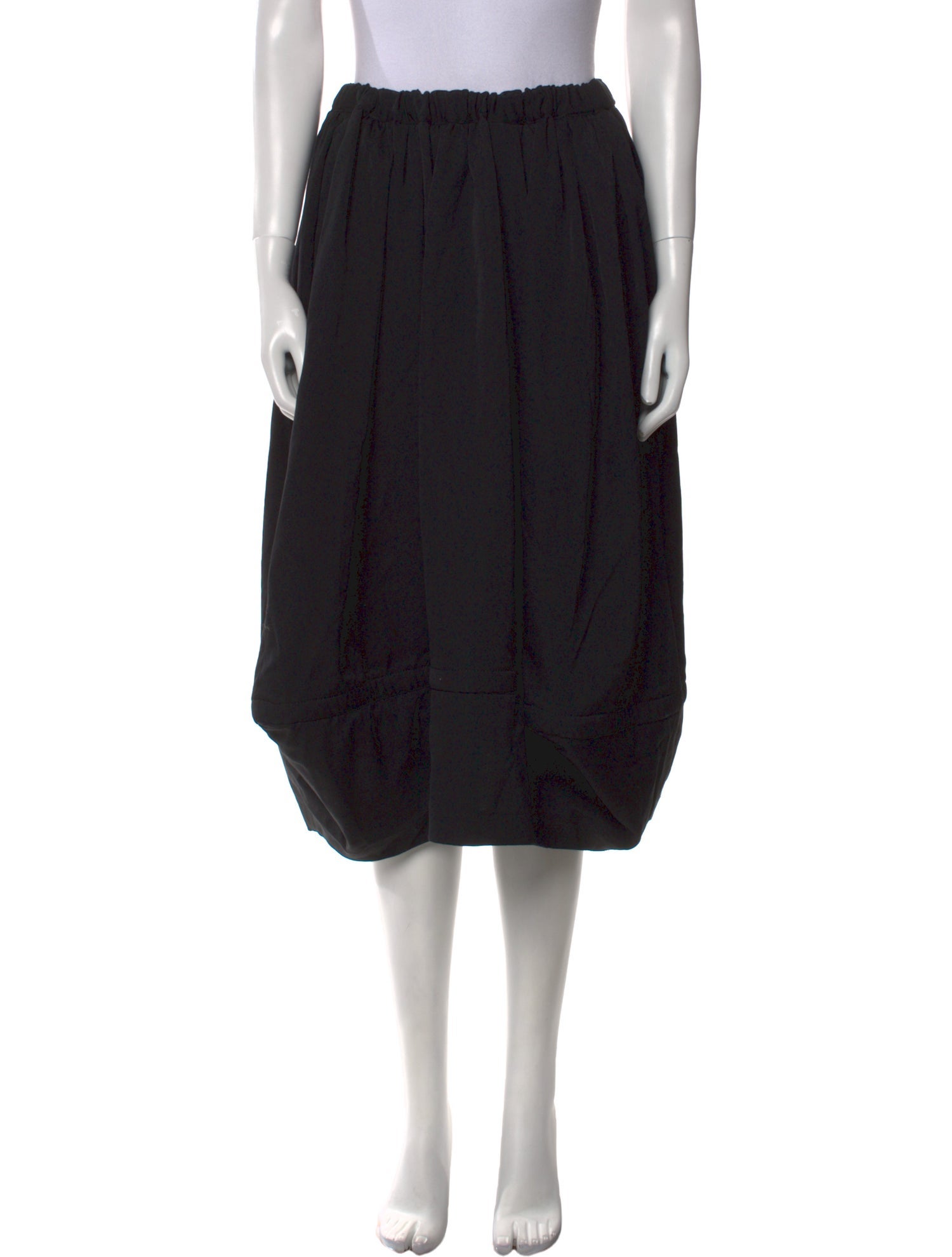 Comme des Garçons Wool Knee-Length Skirt